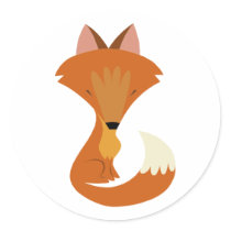 Cute Fox Stickers by turtlepig Cute Fox Stickers