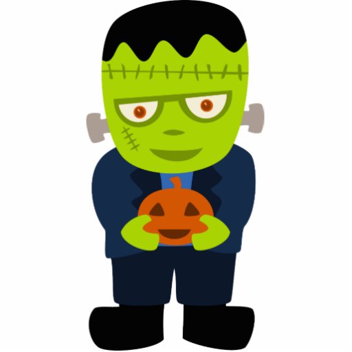Cute Frankenstein Acrylic Cut Outs
