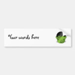 Cute Frankenstein monster Bumper Stickers