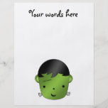 Cute Frankenstein monster Flyers