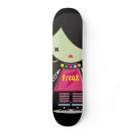 cute freak skateboard