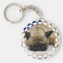 Cute French Bulldog Keychain
