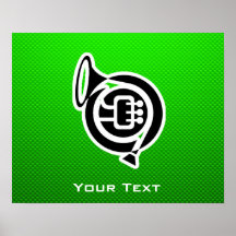Cute French Horn Print