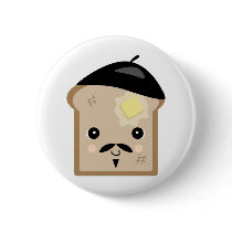 cute french toast buttons
