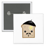 cute french toast button