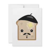 cute french toast invitation