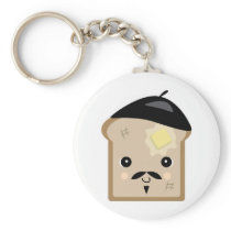 cute french toast key chain