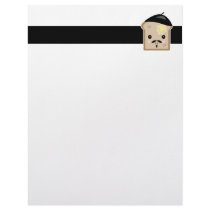 cute french toast customized letterhead