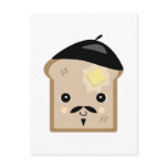 cute french toast postcard