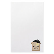 cute french toast custom stationery