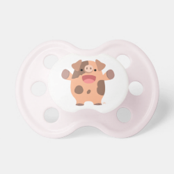 Cute Friendly Cartoon Pig Pacifier BooginHead Pacifier