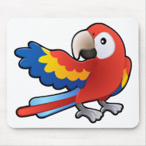 cute friendly Macaw Parrot Mousepad