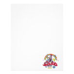 cute friendly zombie bliss vector cartoon custom letterhead
