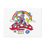 cute friendly zombie bliss vector cartoon postcards