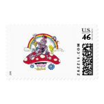 cute friendly zombie bliss vector cartoon stamps