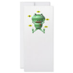 Cute frog and flies! rack card template