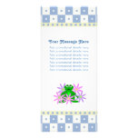Cute Frog and Flowers Rack Cards