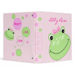 CUTE FROG BABY SCRAPBOOK KEEPSAKE BABYSHOWER BINDERS