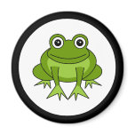 Cute Frog Cartoon Magnet