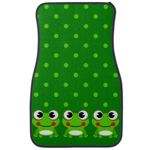 Cute Frog Graphic Floor Mats Zazzle