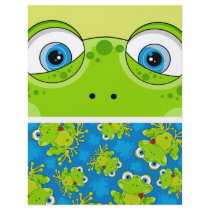 Cute Frog Patterned Flyer