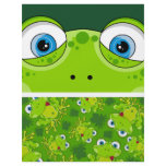Cute Frog Patterned Flyer