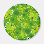 Cute Frog Patterned Magnet