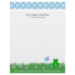 Cute Frog & Polka Dot Company letterhead