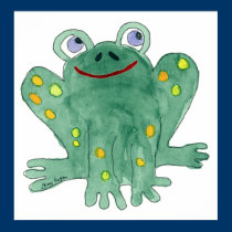 Cute Frog Posters & Prints posters