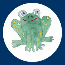 Cute Frog Sticker stickers