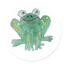 Cute Frog Sticker