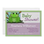 Cute Froggy Colorful Baby Shower Invitations