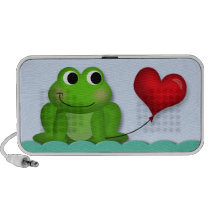 Cute Froggy Heart Balloon - Doodle Speaker speakers
