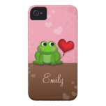 Cute Froggy Heart Balloon iPhone 4/4S Case Case-Mate iPhone 4 Cases