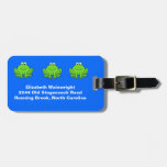 Cute Frogs Luggage Tag