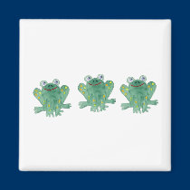 Cute Frogs Magnet