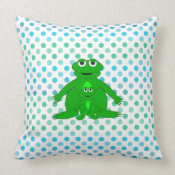 Cute Frogs: Pillow throwpillow