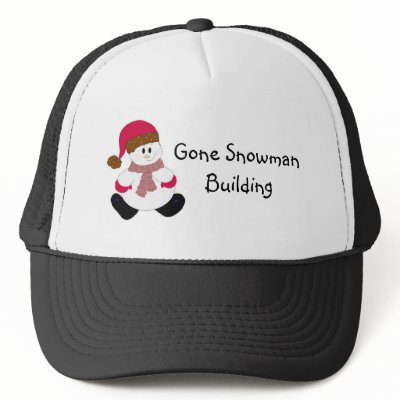 Cute Frosty Trucker Hat by seashell2