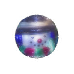 Cute Frosty Snowman Jelly Belly Tin