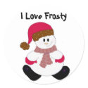 Cute Frosty stickers