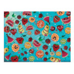 Cute Fruit Madness Postcards