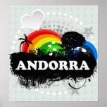 Cute Fruity Andorra Print