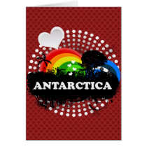 Cute Fruity Antarctica Greeting Card