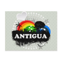 Cute Fruity Antigua Postcards