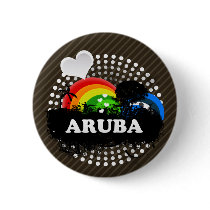 Cute Fruity Aruba Pinback Buttons