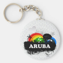 Cute Fruity Aruba Key Chain