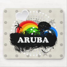 Cute Fruity Aruba Mousepad