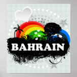 Cute Fruity Bahrain Poster