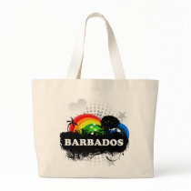 Cute Fruity Barbados Tote Bags