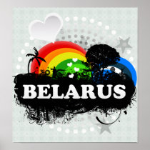 Cute Fruity Belarus Poster